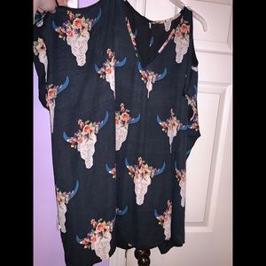 Boutique Boho Cold Shoulder Dress